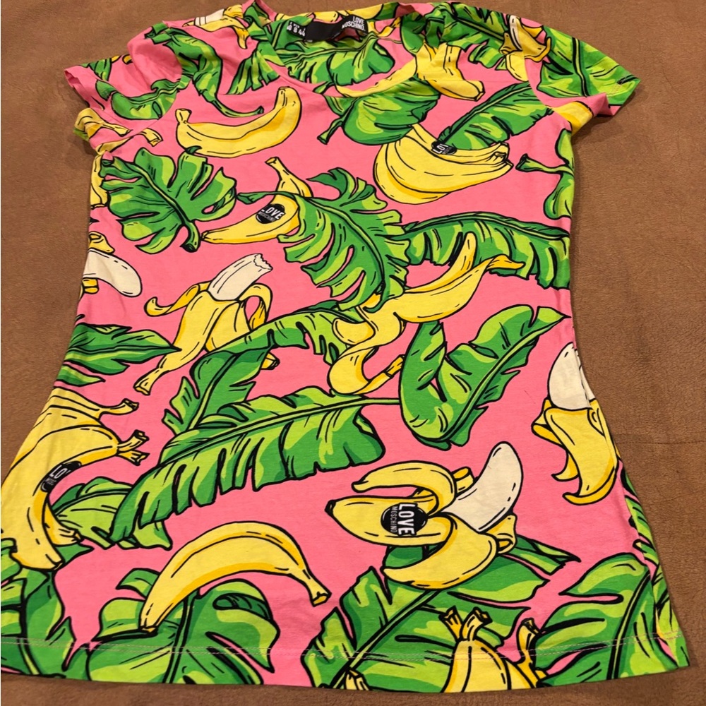Beautiful Love Moschino stretch tee